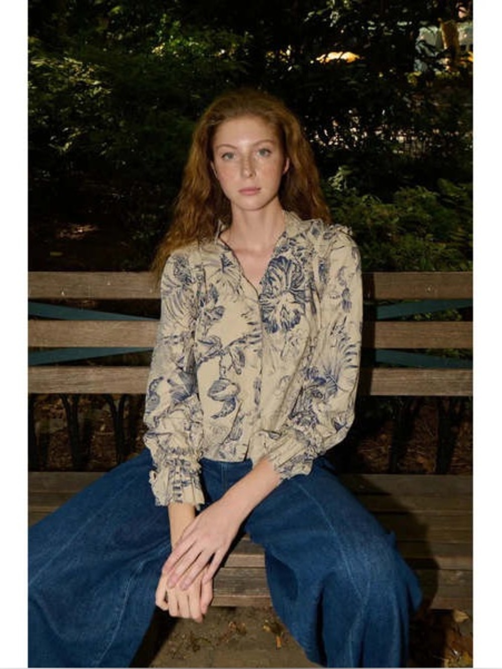 Love The Label Jessie Top Yaffe Ecru Print XS